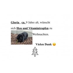 Gloria wünscht sich Heu und...